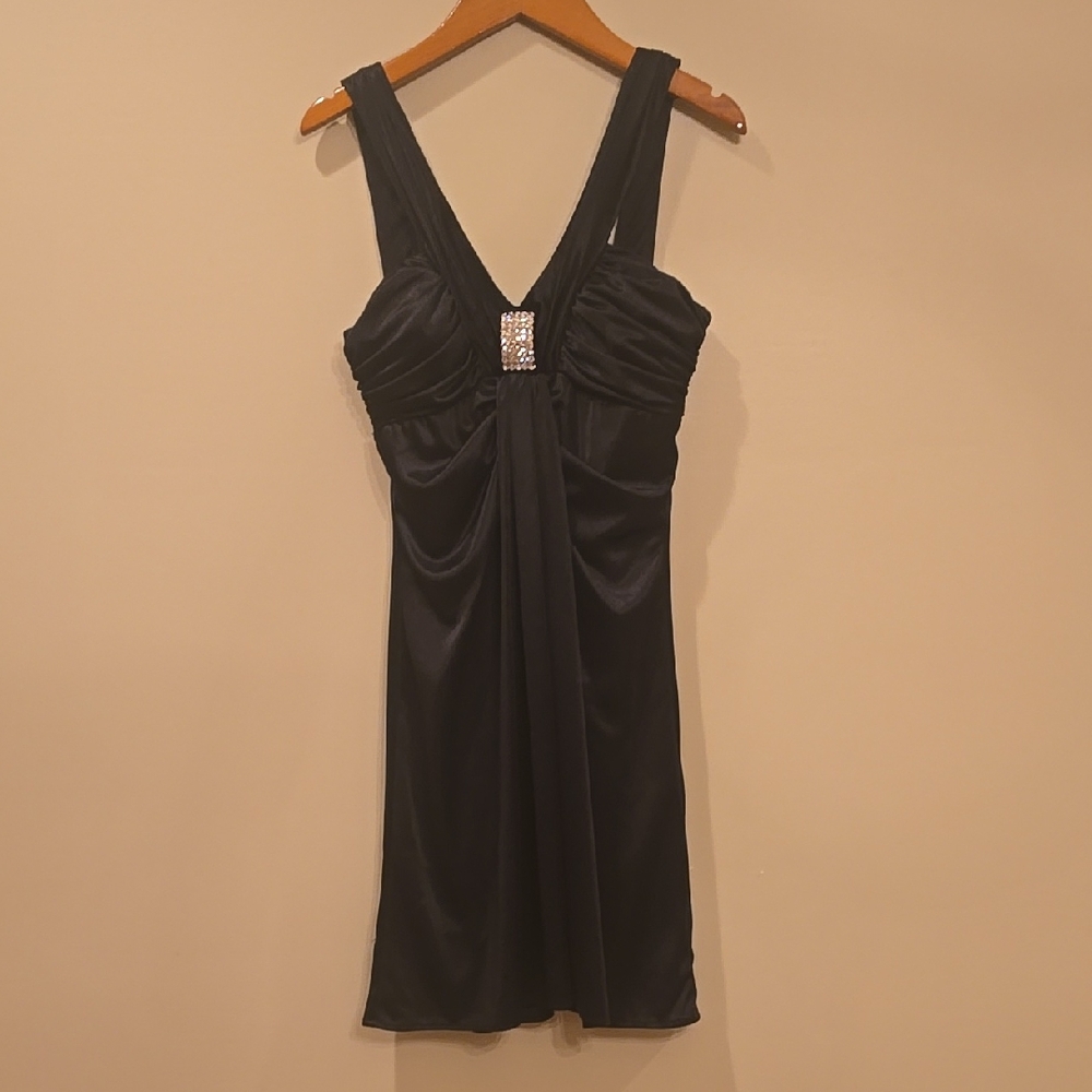 Masquerade Black Sleeveless Dress
